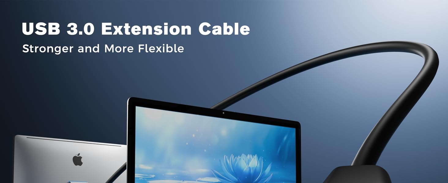 USB 3.0 extension cable for fast data transfer
