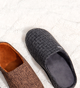 ERGOfoot Orthotic Slippers with Arch Support for Plantar Fasciitis Pain Relief, Comfortable Ortho...