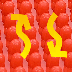 raised cylinders help air flow