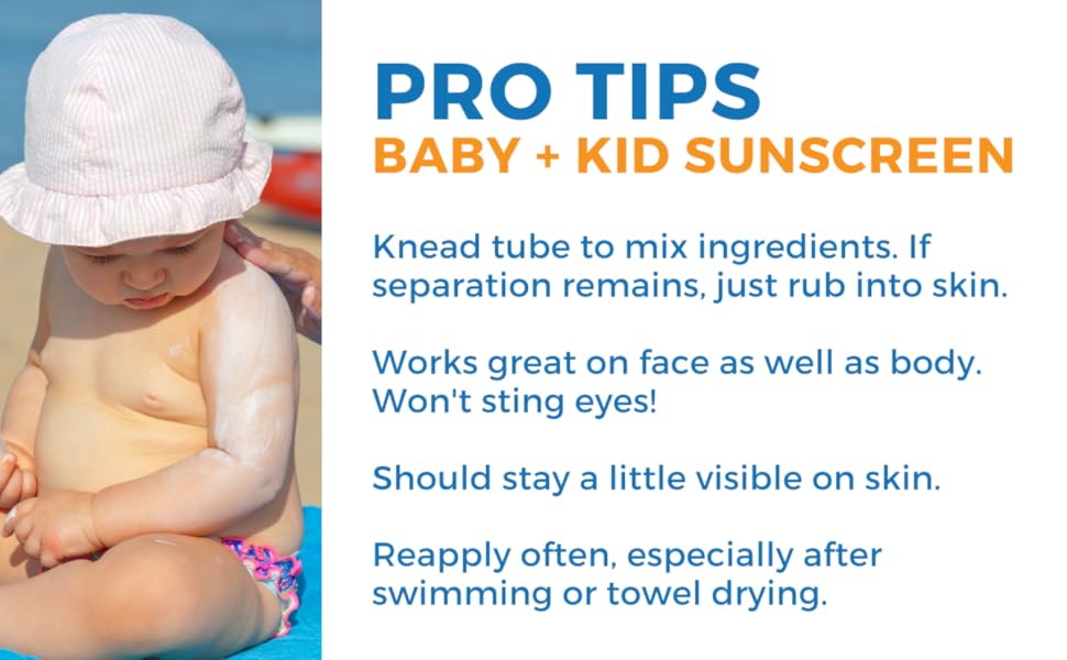 fragrance free non greasy kids sunblock eco lotion hypoallergenic mineral best kids sensitive skin