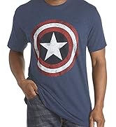 True Nation Big & Tall Marvel Comics Captain America Graphic Tee - 4X Tall