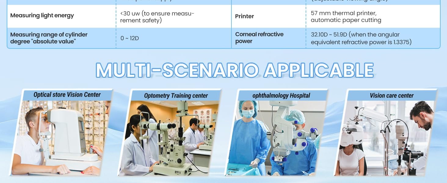 Optics Auto Refractor Refractometer