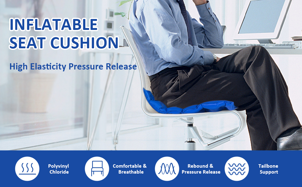 DINLIAAN Waffle Cushion for Pressure Sores 17"x17" Waffle