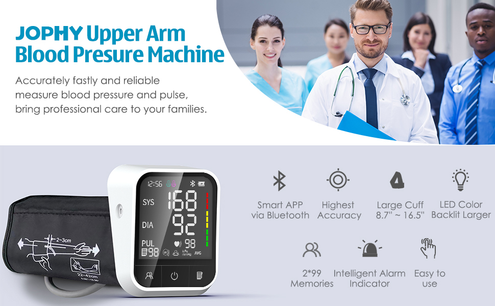 Blood Pressure Monitors for Home Use, Automatic Extra Large