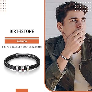 Mens bracelet with name