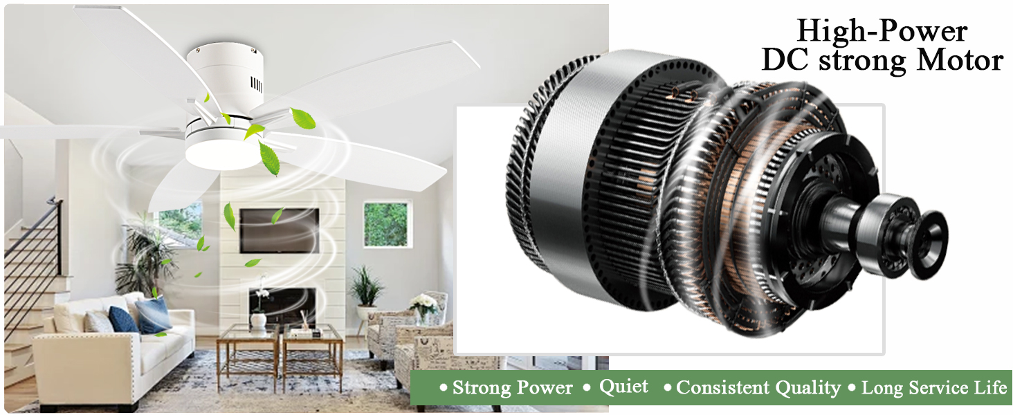 flush mount ceiling fan with lights