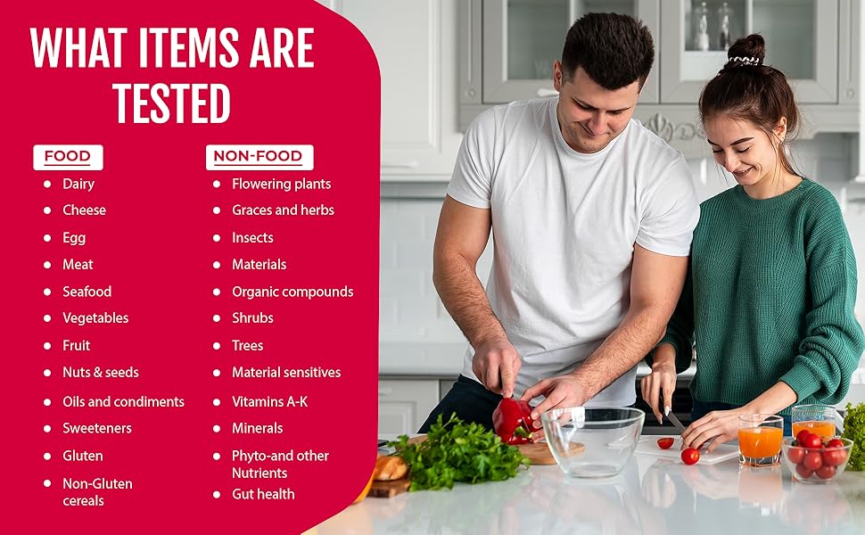 HSO Food Intolerance Test kit 970+ Items Tested Easy to Use Allergy