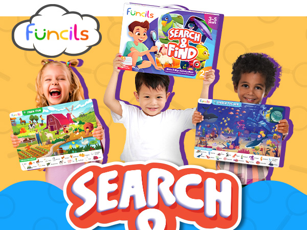 funcils search and find activity mats