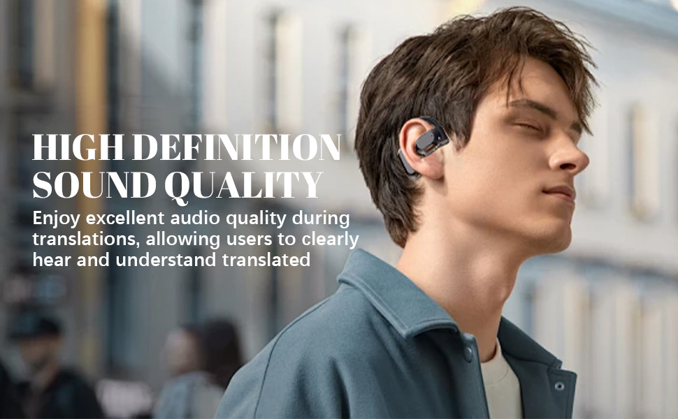 ai headphones language translation,translating earbuds real time,