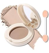 Wugbc Nude Beige Brown Matte Eyeshadow Palette, Single Neutral Eye Shadow Palette Makeup Velvet S...