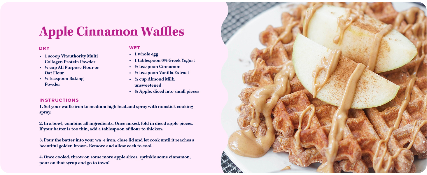 Multi Collagen Protein recipes for unflavored powder. An easy addition to your lifestyle! 