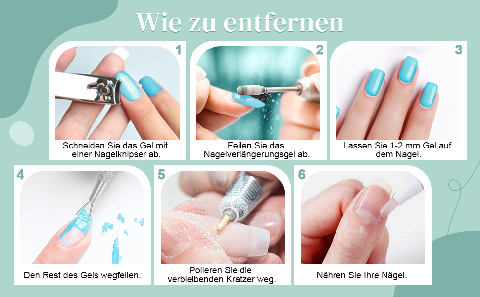 Janolia Nagelverlängerung Nagelgel Set für Nägel, Farben Nägel Gel Kit