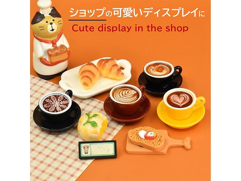 まいづる　食品サンプル　ラテアート Amazon.co.jp: NOELAMOUR カフェラテ 食品サンプル 模型 ミニ 6