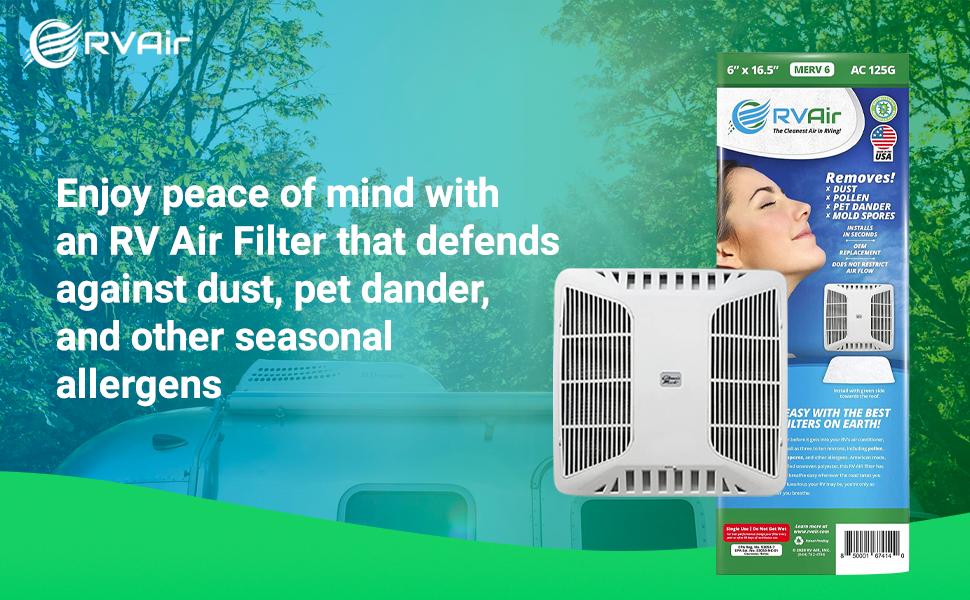 RV Air AC Filter Replacement Parts for Camper Accessories