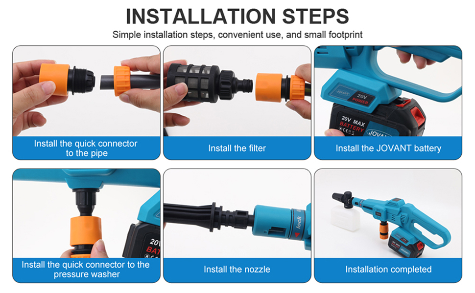 HYDROAIRWASHER☆PRO Amazon.com : Cordless Pressure Washer, Portable Power