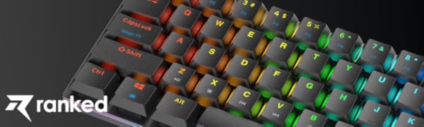Ranked Guardian g65 Low Profile Mechanical Gaming Keyboard mechanical key switches hot swap