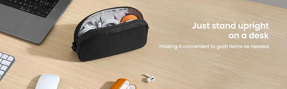 Electronics Organizer Travel Case, Water Resistant Travel Bag Cable