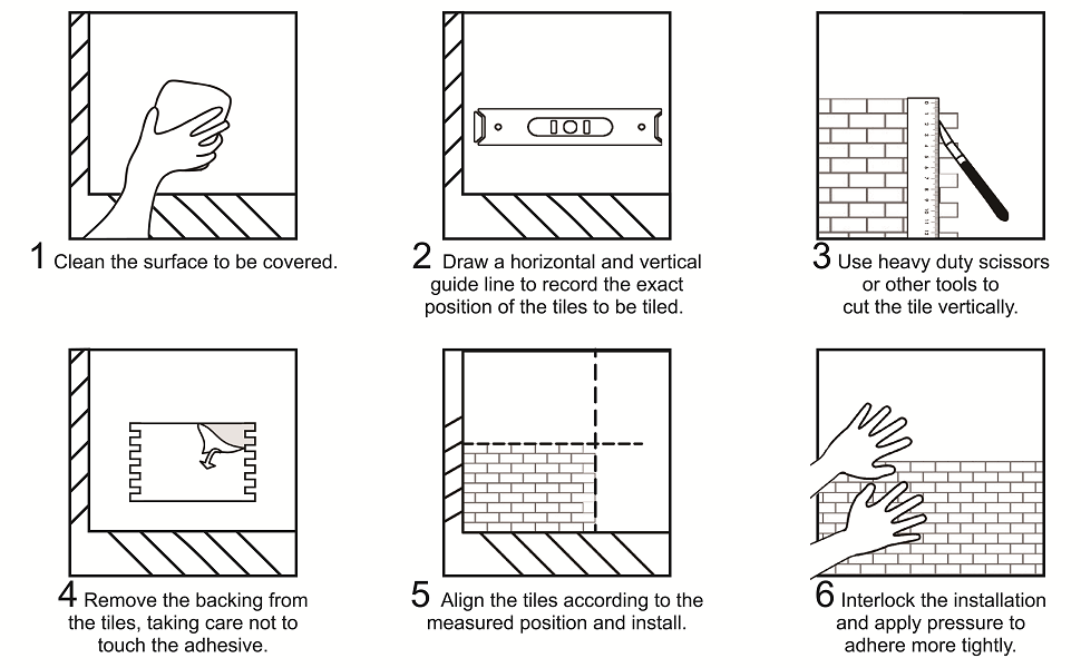 Amatotos Peel and Stick Backsplash,Peel and Stick Tile
