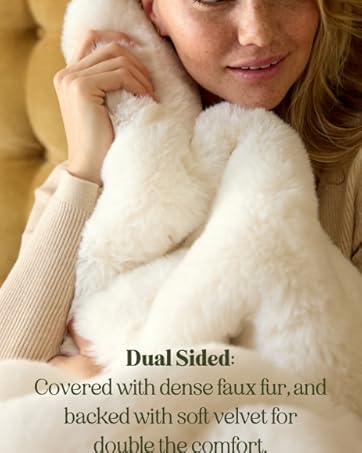 nuzzie faux fur blankets