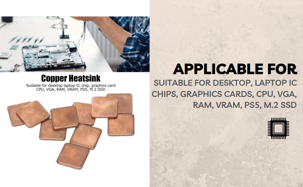 SPN-BFCC Copper Pad Shim Thermal Kit