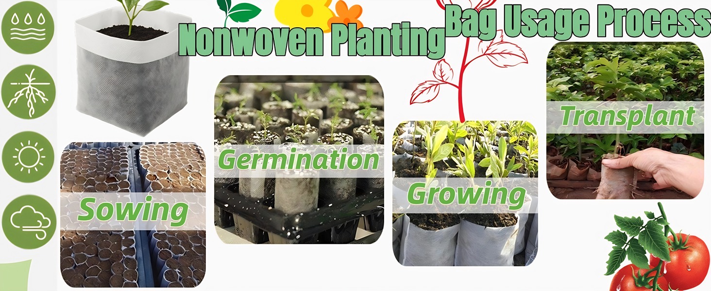 Nonwoven Planting Bag Usage Process