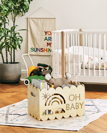 Amazon.com : BPMFDTNL Wooden Baby Shower Crate Closet, Wooden Baby