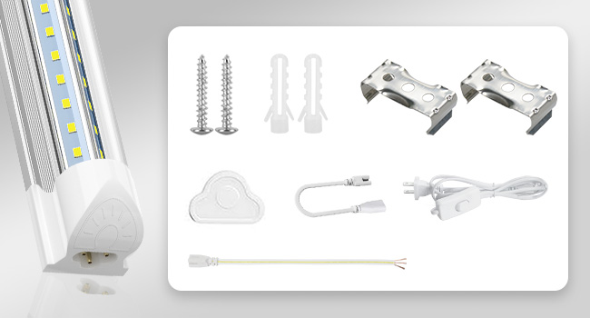 Leeのルームライト CNSUNWAY 2FT LED Shop Light, 20W 3000LM, 5000K Daylight T8