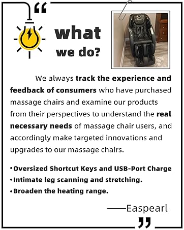 What Easpearl do in massage chair industry