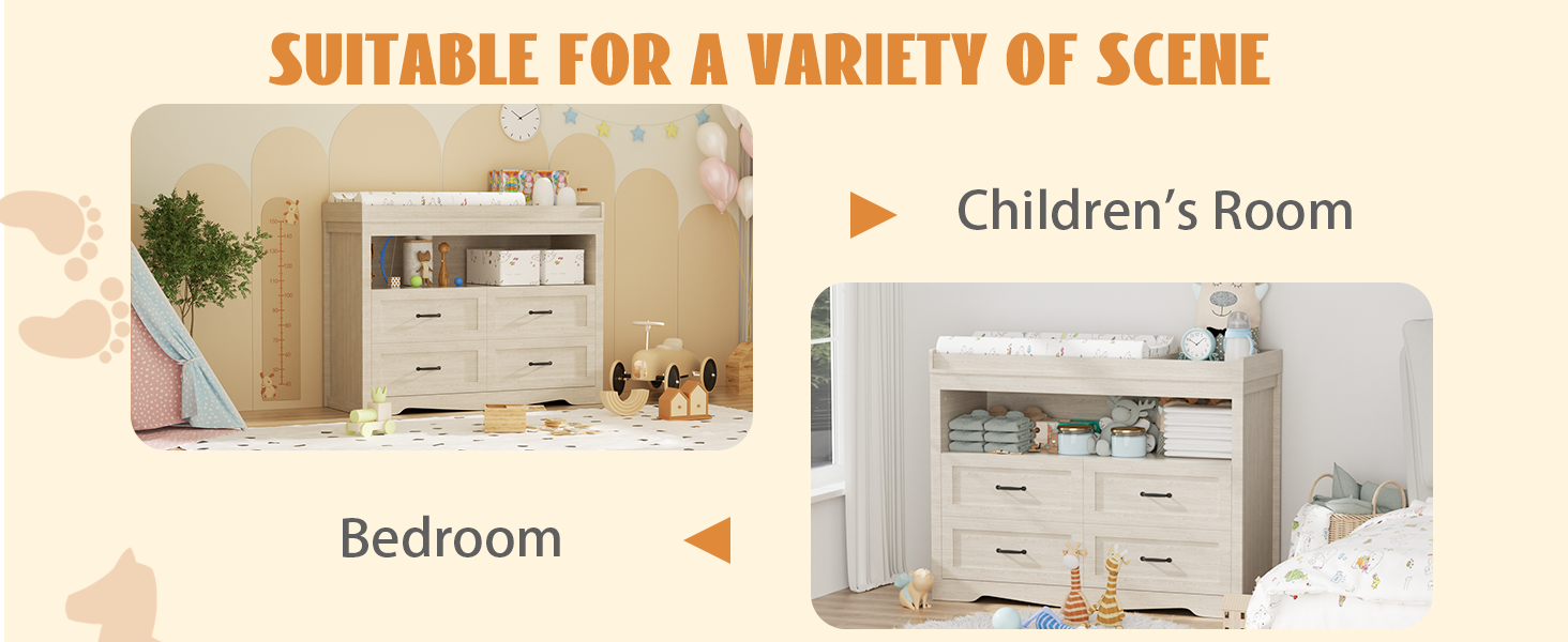 Baby Changing Table Dresser 