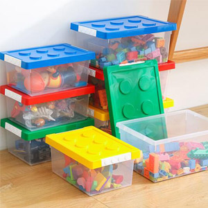 Toy Storage Organizer Bins with Lid