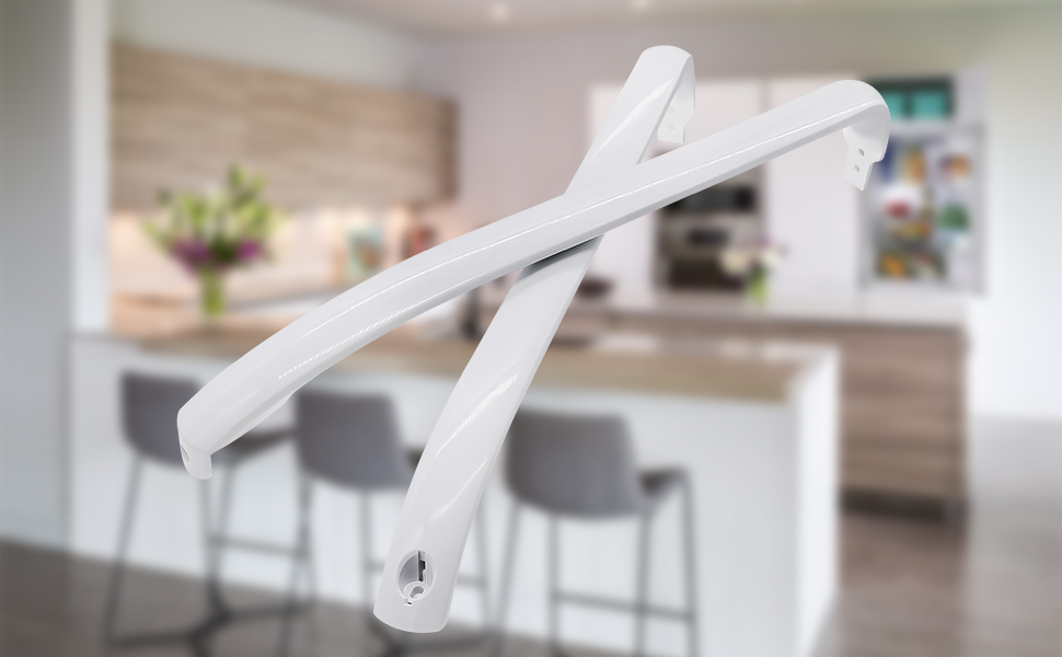 Romalon WR12X22148 Refrigerator Door Handle Set Fit for GE