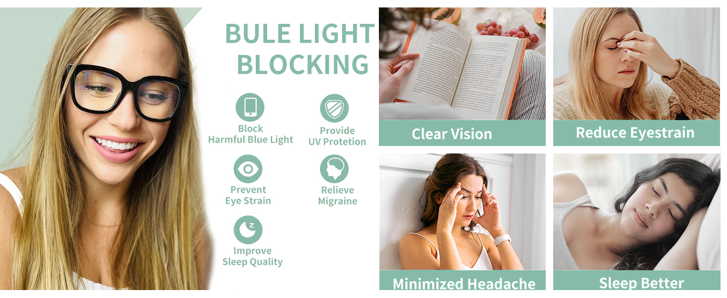 200892 blue light reading glasses spring hinge