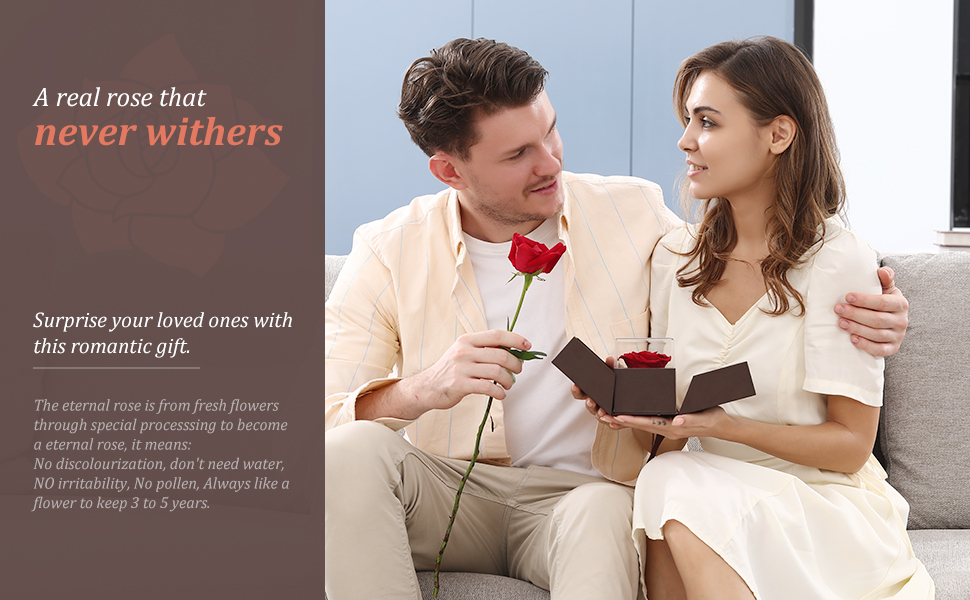 rosa stabilizzata vera