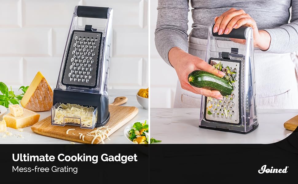 Review of Joined Cheese Grater with Container Box Grater Cheese