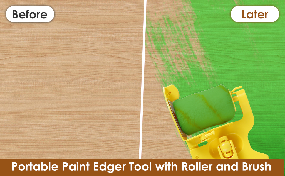 Paint Edger Roller Brush Handheld CleanCut Paint Edger Roller Brush