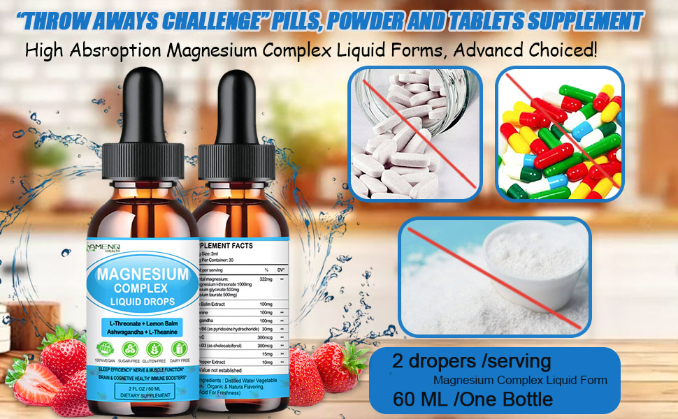 Magnesium LThreonate Complex, Magnesium Glycinate, L