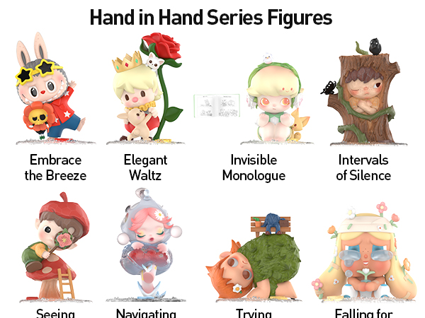 Amazon.com: POP MART Hand in Hand Series Figures Blind Box