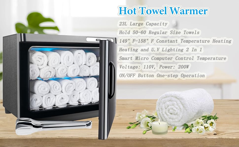 Hot Towel Warmer for Spa 23L Large Capacity Hot Towel