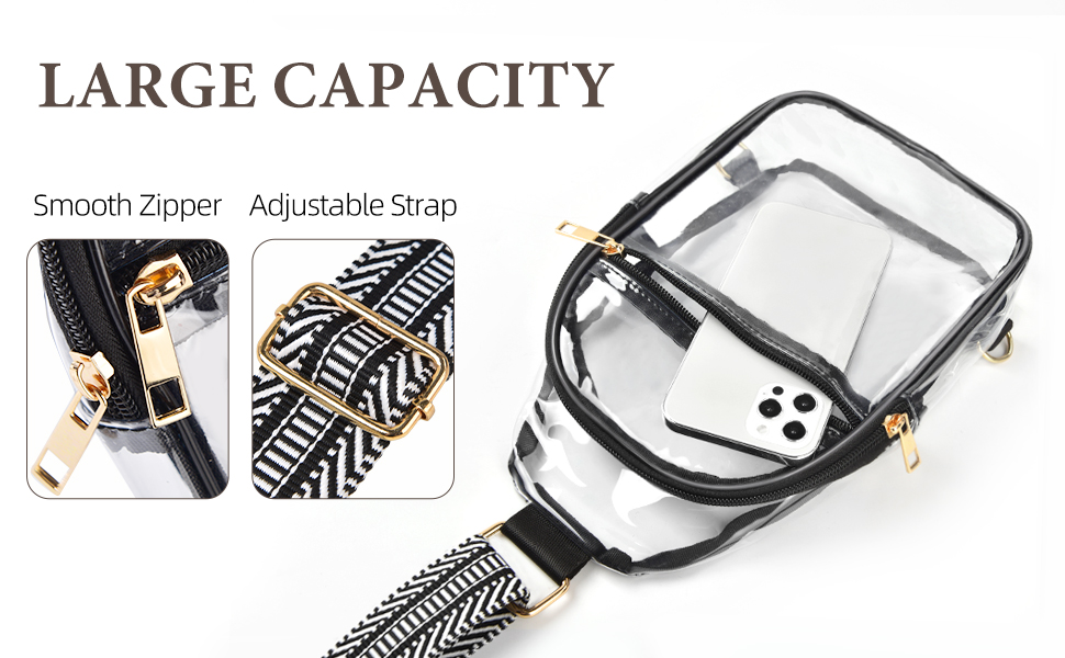  Clear Crossbody Bag