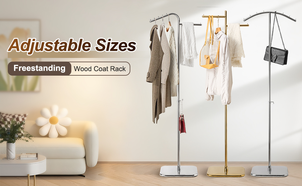Stainless steel European-style clothing display rack