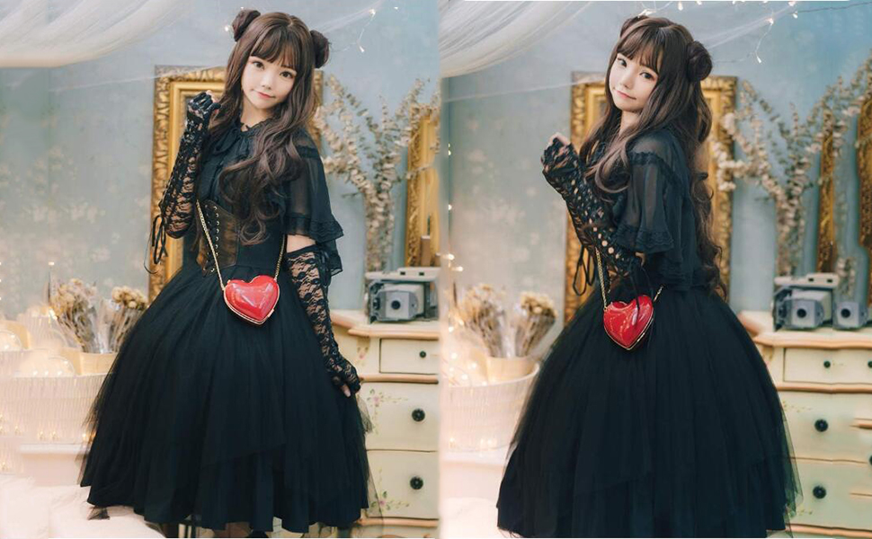 Amazon.co.jp: ロリータ服 レディース ワンピース ゴシック