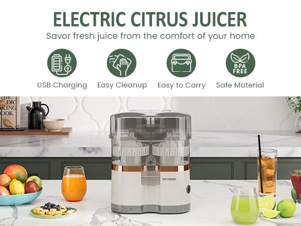 conix　『Lemon』　コニックス Amazon.com: Dual-Head Juicer Machines Electric, Rechargeable