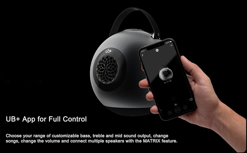 Amazon.com: UB+ dB1 doubleBASS Waterproof Bluetooth Speaker