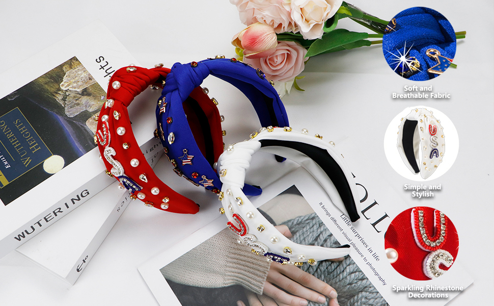 4th of July Headband for Women