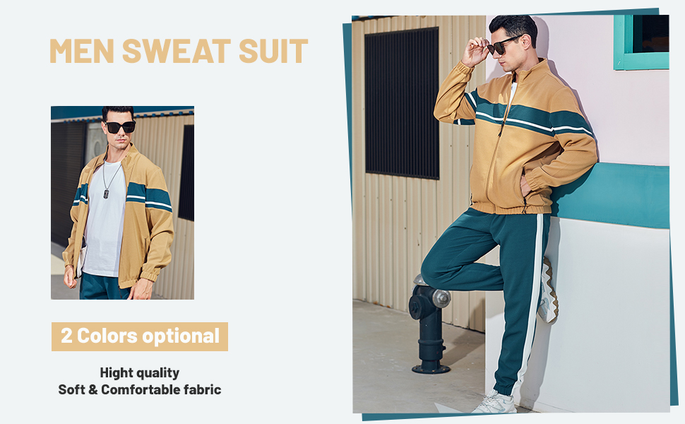 mens tracksuit set