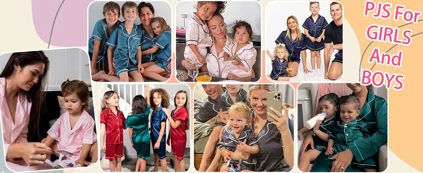 kids satin pyjamas pyjamas for kids girls girls silk pyjamas