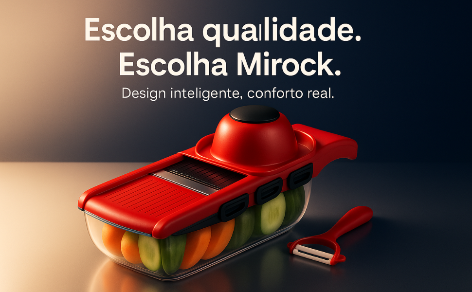 qualidade Mirock, marca confiável, design inteligente, escolha certa, confiança na compra