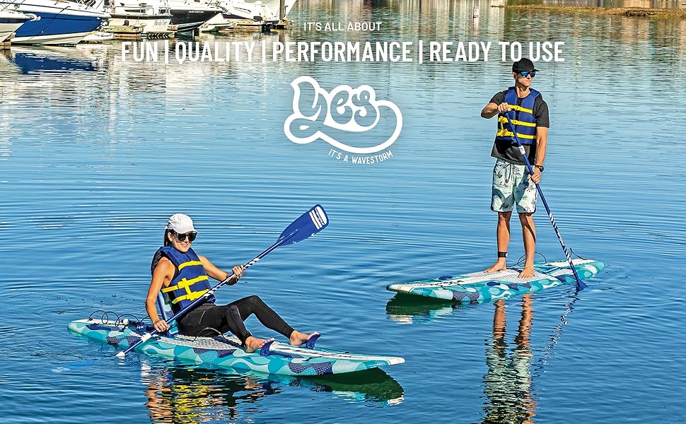 WAVESTORM 10ft6 SUP Kayak Hybrid Stand Up Paddleboard Foam