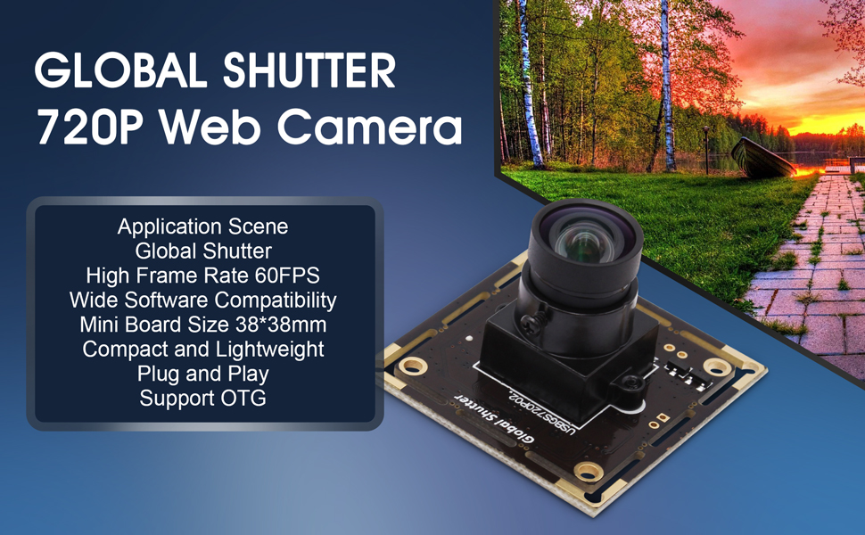 Amazon.co.jp 60fps グローバルシャッター USB カメラ ELP 高速 USB カメラモジュール コンピュータ用 UVC