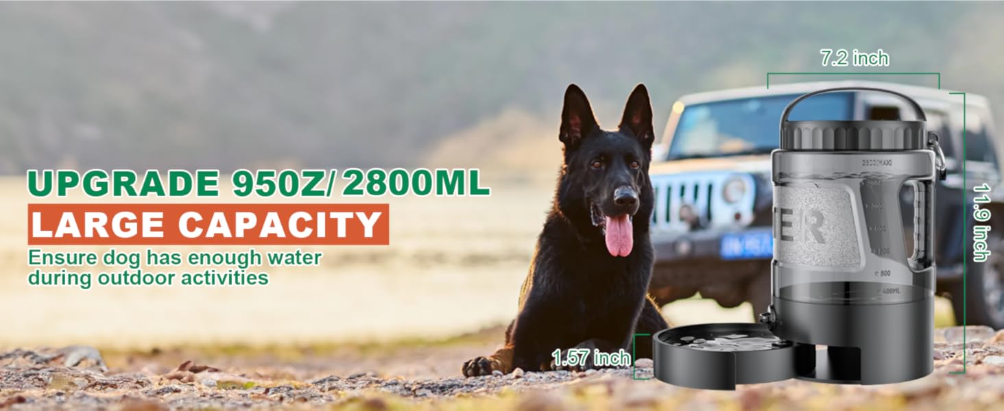 dog bowl mat waterproof water bottle for dogs spill proof dog water bowl water fountain for dogs